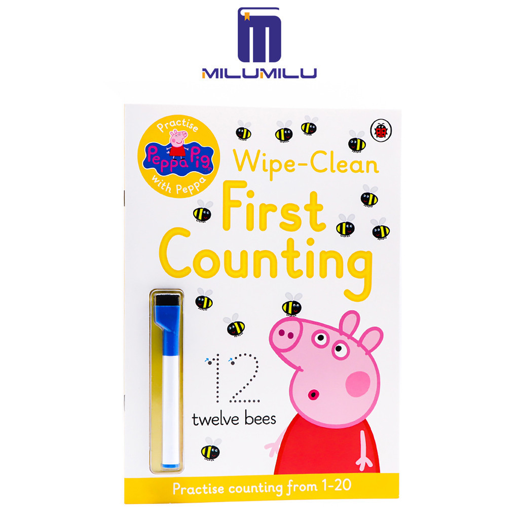 milumilu Peppa Pig Practise With Peppa Wipe Clean First Counting ...