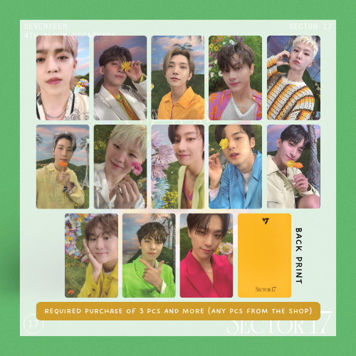 PER PIECE] SEVENTEEN JOSHUA 4TH ALBUM REPACKAGE SECTOR 17 LOMO
