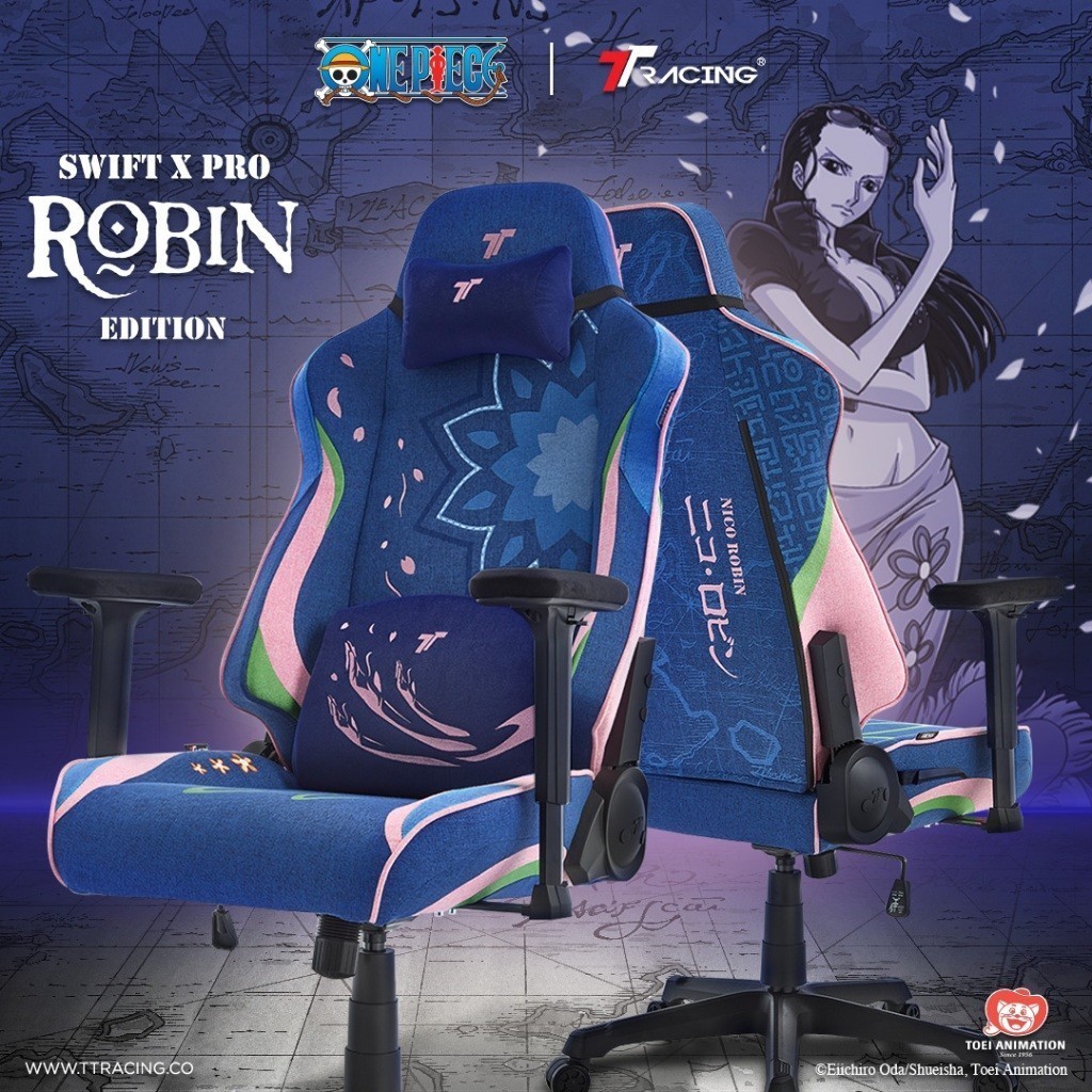 TTRacing Swift X Pro Robin Edition Air Threads Fabric Gaming Chair ...