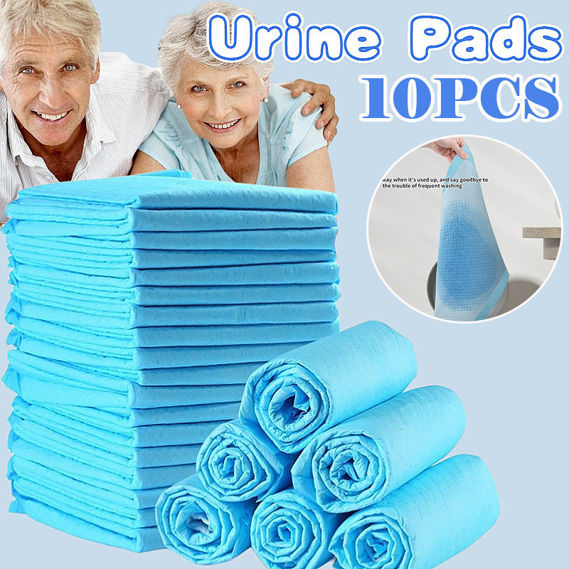 10pcs Underpads Adult Disposable Elderly Incontinence Diaper ...