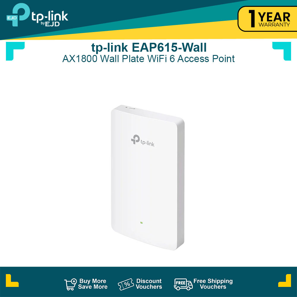 tp-link EAP615-Wall AX1800 Wall Plate WiFi 6 Access Point | TP-Link by ...