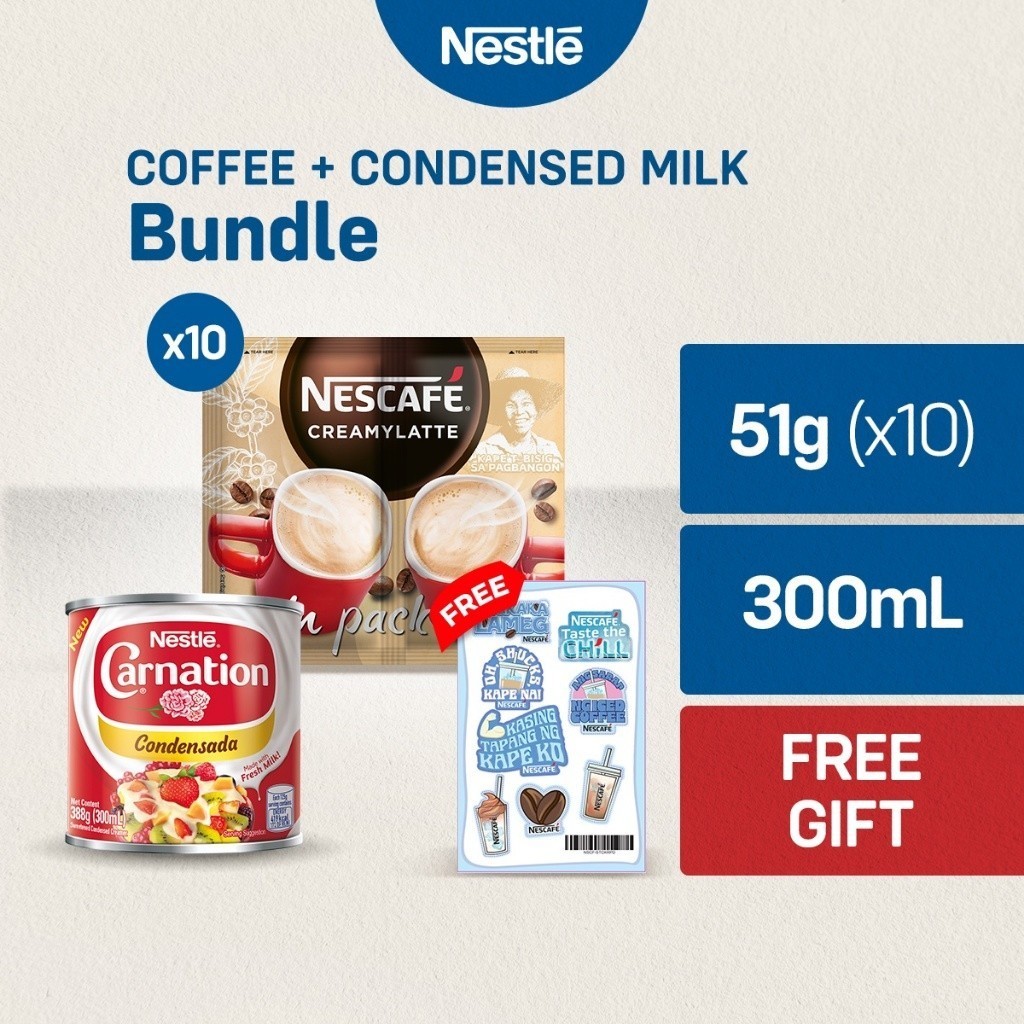 [FREE STICKER] Nescafe Iced Creamy Spanish Latte Bundle (Creamy Latte ...