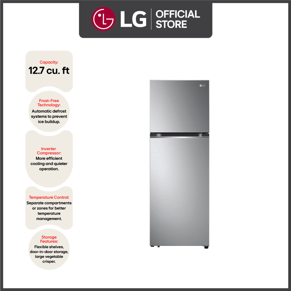LG Top Freezer Refrigerator - 12.7cu Ft. - RVT-B127PZ | Shopee Philippines