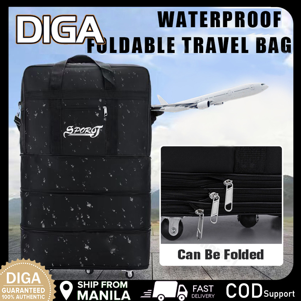 Universal Wheel Foldable Luggage Travel Bag Air Consignment Bag Waterproof  /Folding Bag