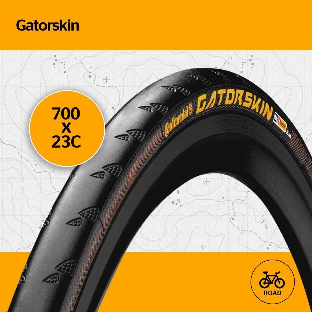 Gravel Bike Tire Continental Gatorskin Black Urban AdvenTours