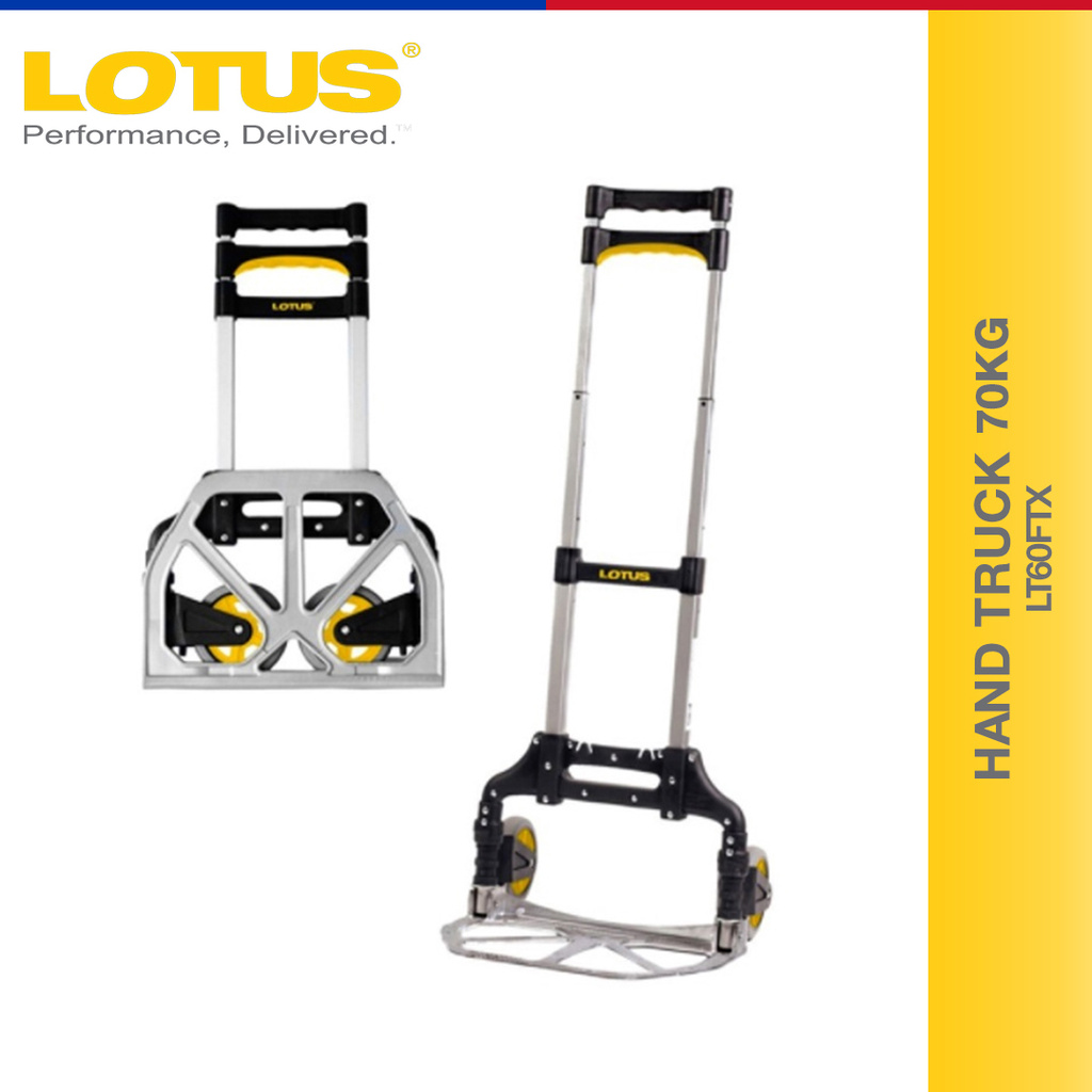 Lotus Hand Truck 60KG LT60FTX Push Cart Trolley Shopee Philippines