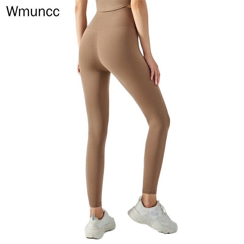 Wmuncc Nude Yoga Pants Women's High Waist Hip Lifting Fitness Pants Quick  Dry Tight Running Leggings