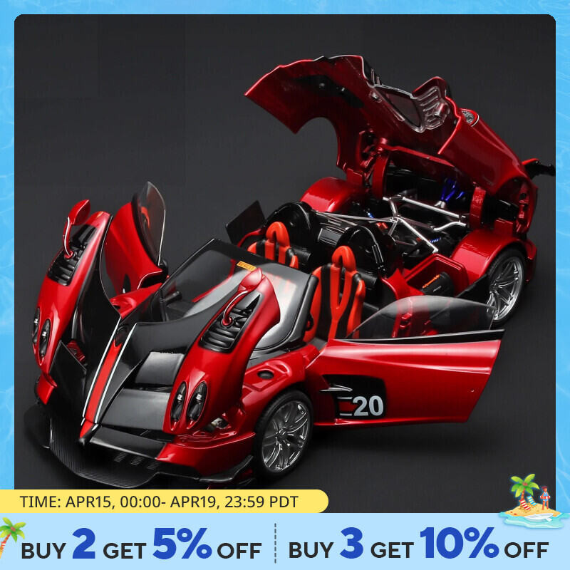 Xe Mô Hình Pagani Huayra BC 1:18 Autoart ( Tím Carbon ) - Shop Xe Mô