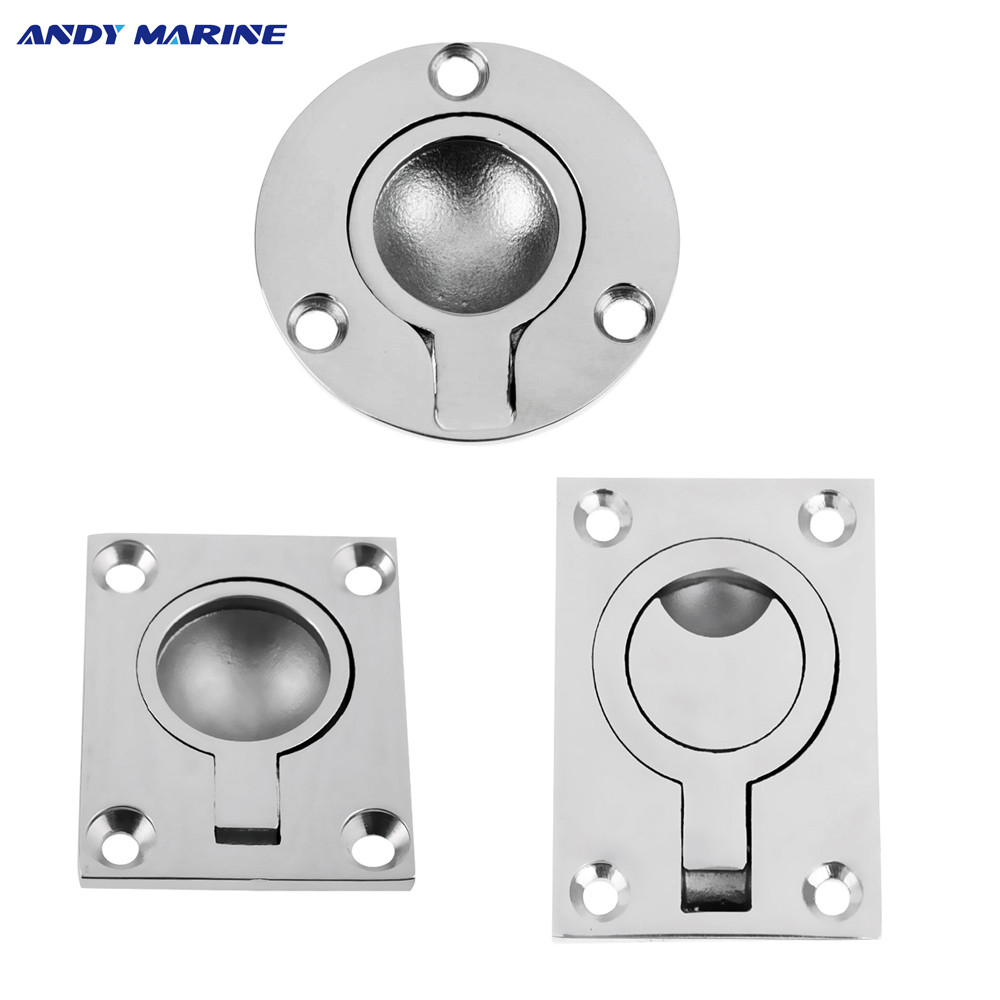 Mirror Polish Locker Marine Stainless Steel Hatch Pull Handle 50mm ...