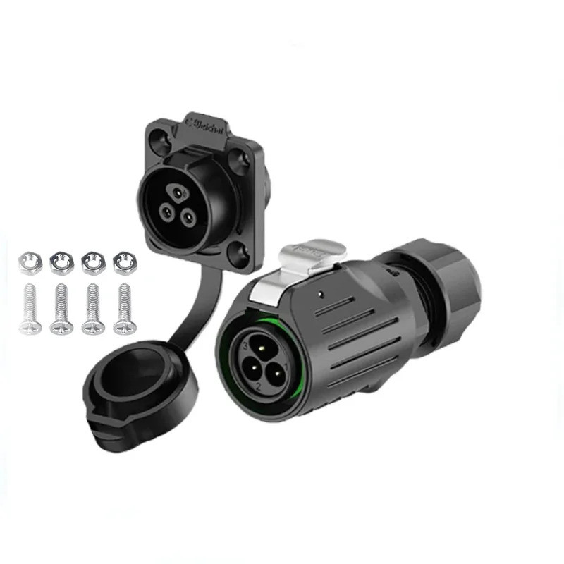 LP16 IP68 M16 Waterproof Solder Plug Socket Automation Electrical ...
