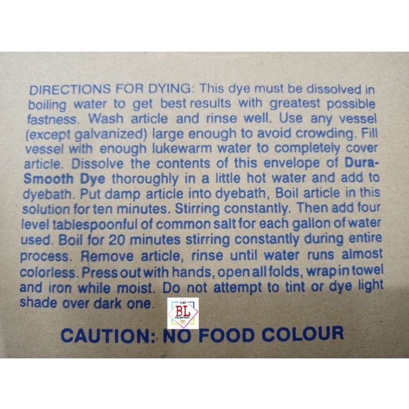 Dura*jP&Dye/Dura?dn`Smooth}io#Fast#X]Dyes/jobus(sold#y.per]r#box ...