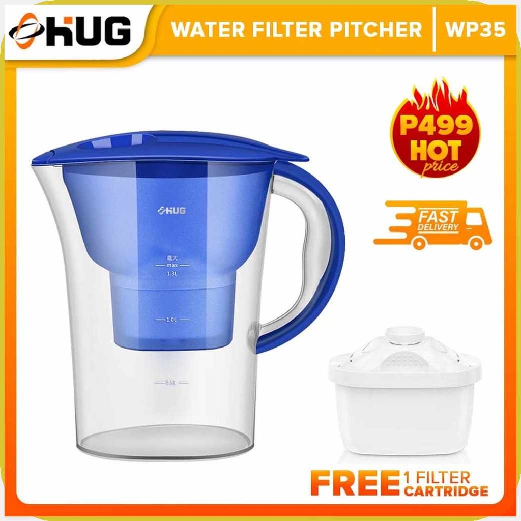 HUG;U,Water#nc;Filter+Rl@Kq@z@N@k[N!Pitcher 2.5L Premium Alkaline Jug ...