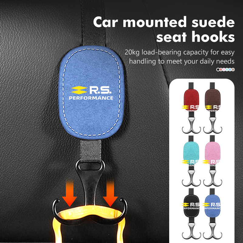 LEEGAWU Car Seat Headrest Hook 4 Pack Hanger Storage Organizer Universal For Handbag - View #5