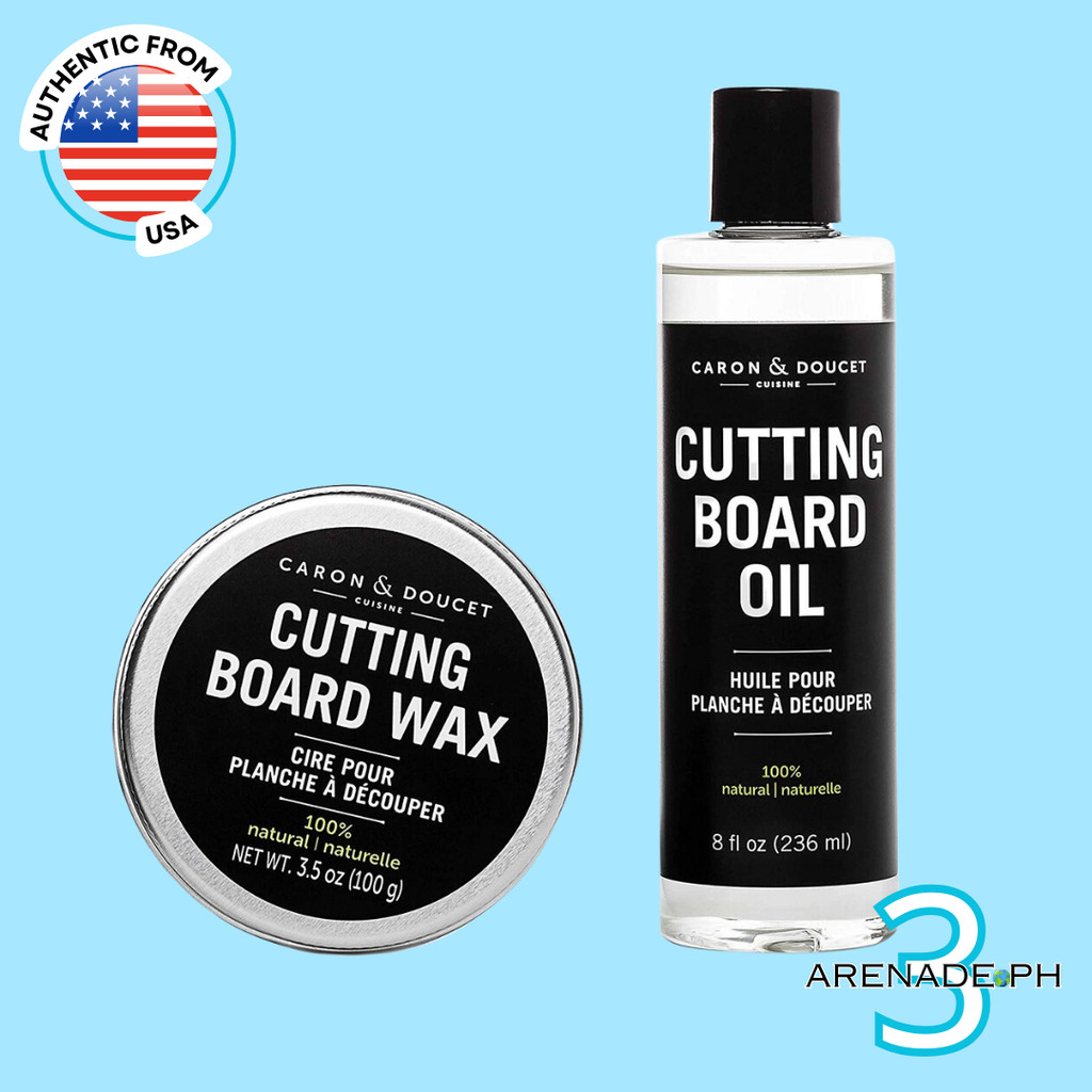 Caron & Doucet 100% Natural Cutting Board Oil and Cutting Board Wax ...