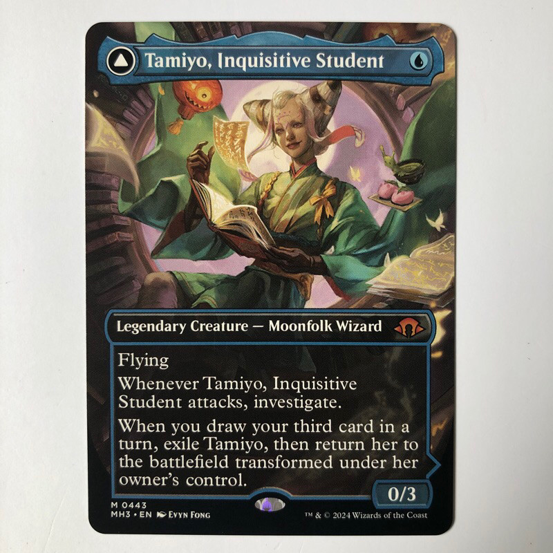 Tamiyo, Inquisitive Student (Borderless) M Modern Horizons 3 443 NM main image 1