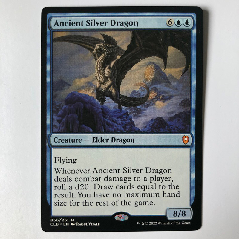 Playtest Card - Ancient Silver Dragon (CLB) | Shopee Philippines