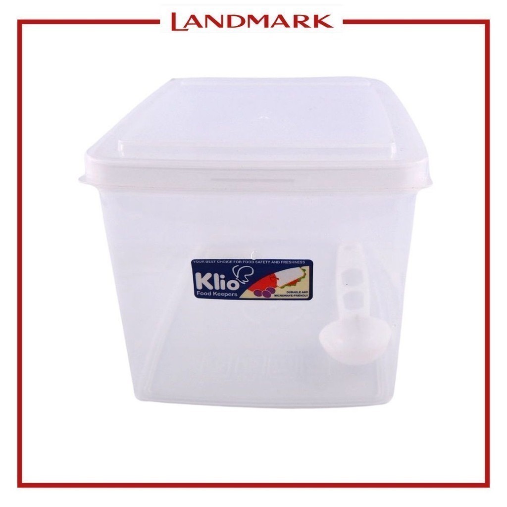 Klio Fliptop Wide Food Keeper Medium Set 1.65L With Spoon | Shopee ...