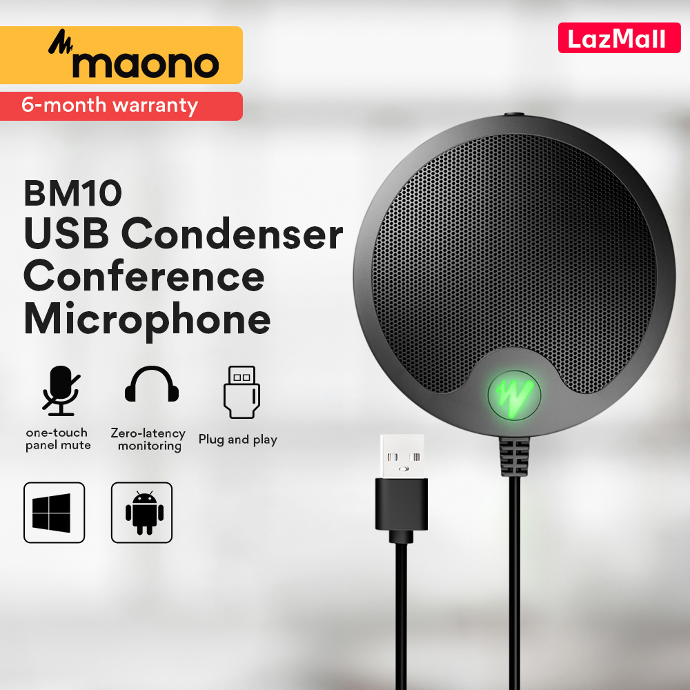 Microphone USB MAONO BM10 Pour Conférence, Streaming, Podcast - Qualité Audio Pro