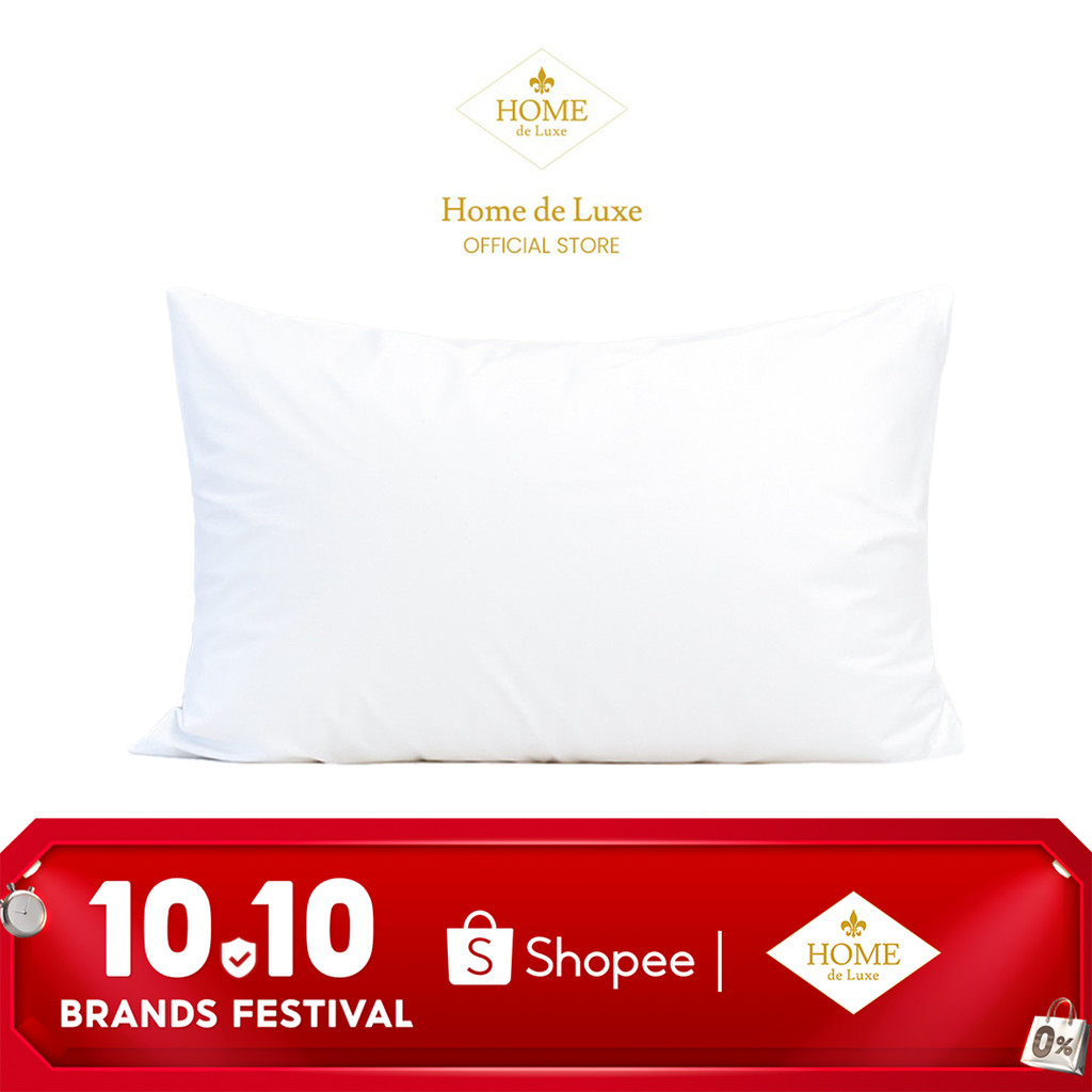 Down Proof Pillow Protector Home De Luxe Down Proof 400 Thread Count Cotton Pillow Protector Shopee Philippines