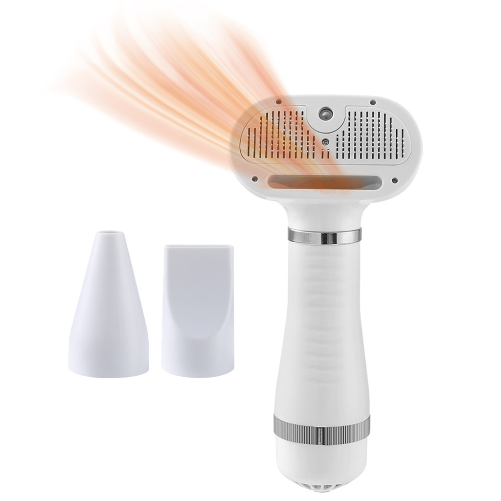 Pet Blow Dryer 2in1 Pet Dryer with Grooming Brush Portable Handheld