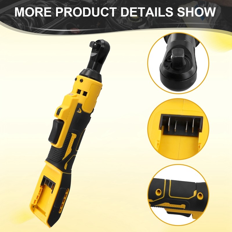 Electric Ratchet Wrench 220N.M Cordless Driver 3/8Inch Impact Removal