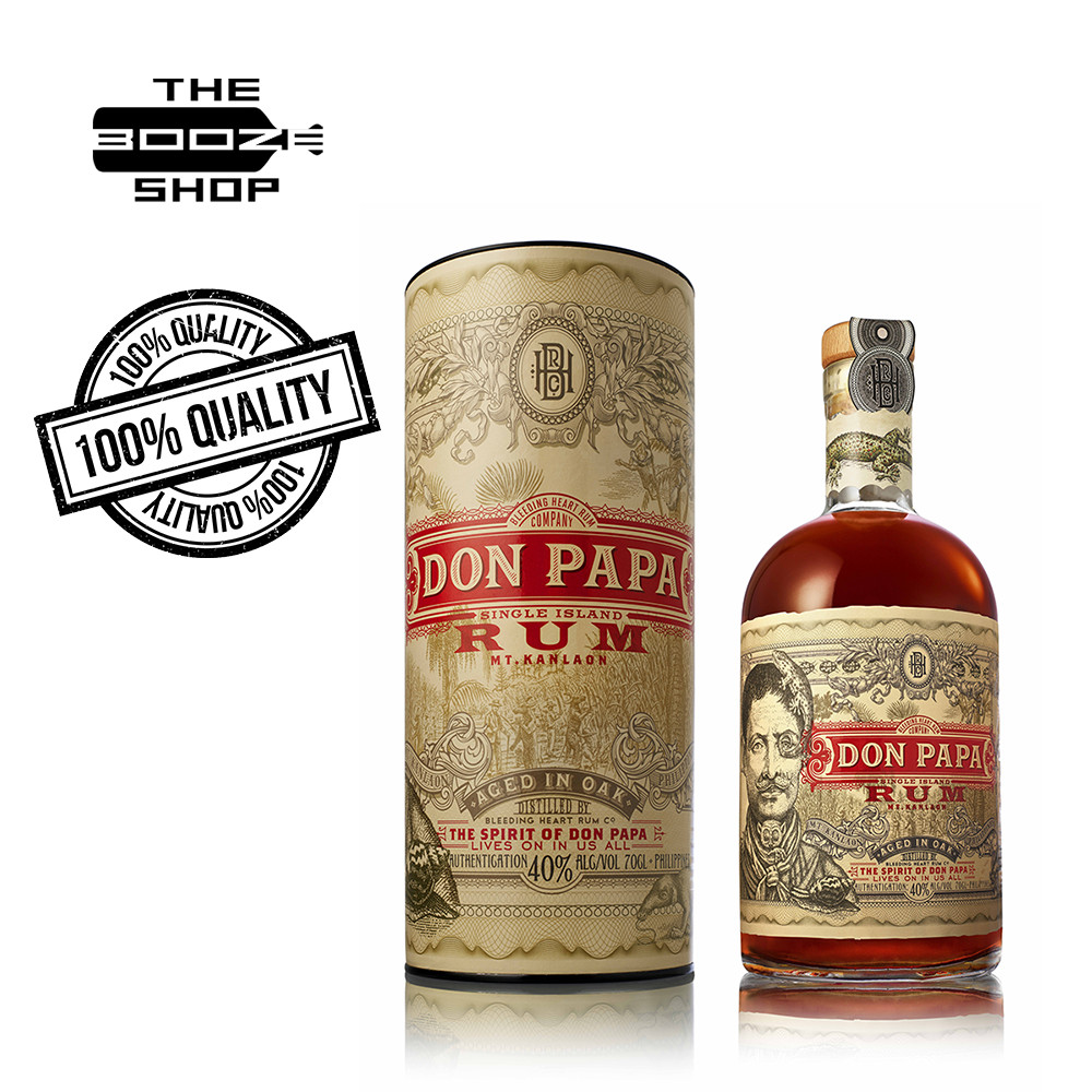 Don Papa Rum with Canister 700ml ( w/ canister) | Shopee Philippines