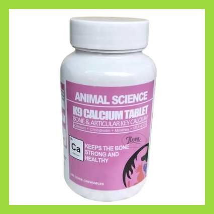 NEW&n!PACKAGING!xB[Animal!rX,Science[kq!K9,dQ[Calcium!Dk,Tablet[W!(100 ...