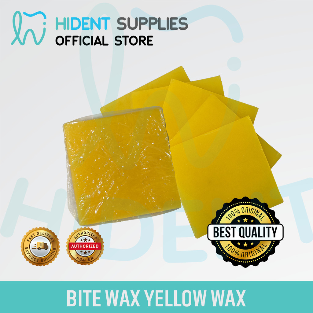 Dental Bite Wax Yellow Wax 5pcs per pack | Shopee Philippines