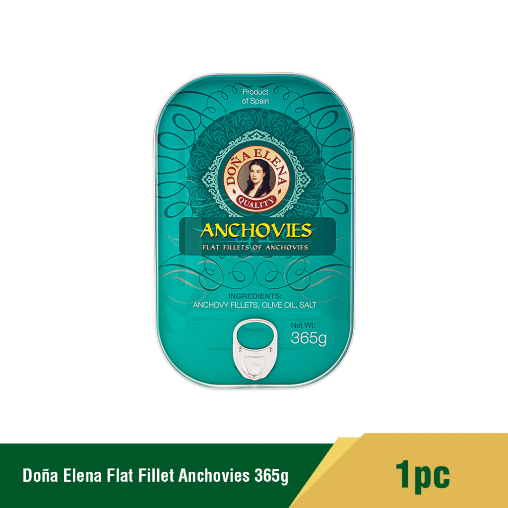 Doña Elena Flat Fillet Anchovies 365g | Shopee Philippines