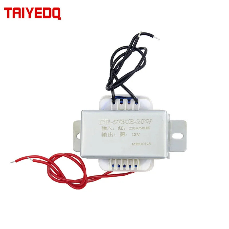 Trasformatore Di Potenza AC220V/380V Step Down Con Uscita 12V-0-12V, 20W/VA – Isolamento E Adattabilità Per 9V, 18V, 24V, 36V