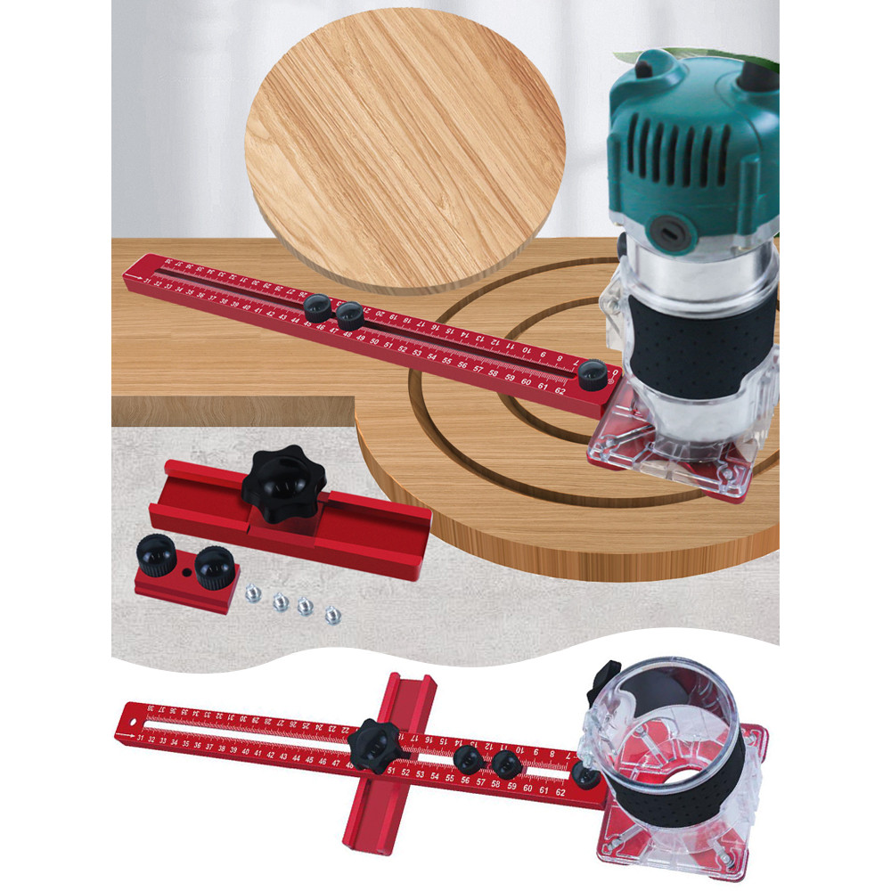 Router Milling Groove Bracket Base Trimmer Machine Edge Guide Cutting ...