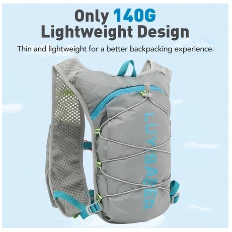 Marathon off-road running waterproof riding backpack outdoor close ...