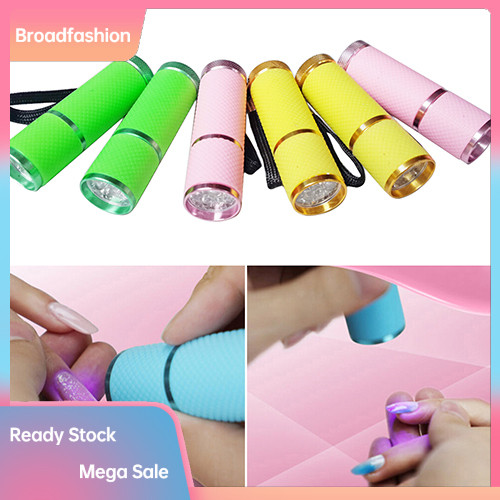BRO_Portable Mini 9 LED Nail Dryer UV Gel Nail Polish Curing Lamp ...