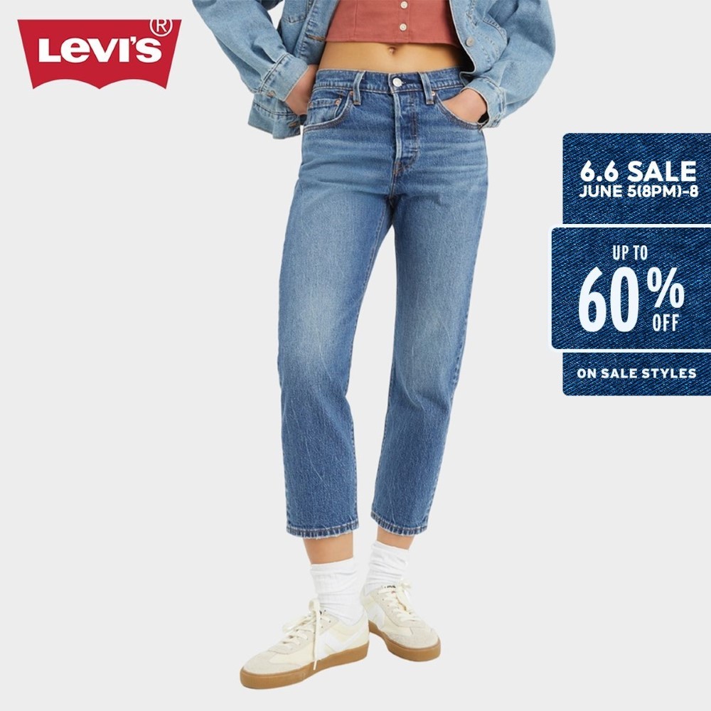 Levi's® Women's 501® Original Cropped Jeans 36200-0335 | Shopee Philippines