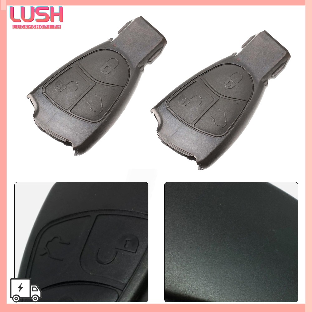 Guscio Chiave Di Ricambio Per Mercedes-Benz W168 W202 W203 W208 W210 W211 – Custodia In Plastica Nera, Facile Da Installare