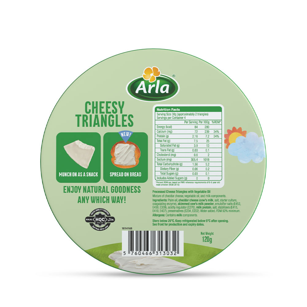 Arla Snack Bundle: Arla Kid Sticks 108g, Arla Cheesy Triangles 120g ...