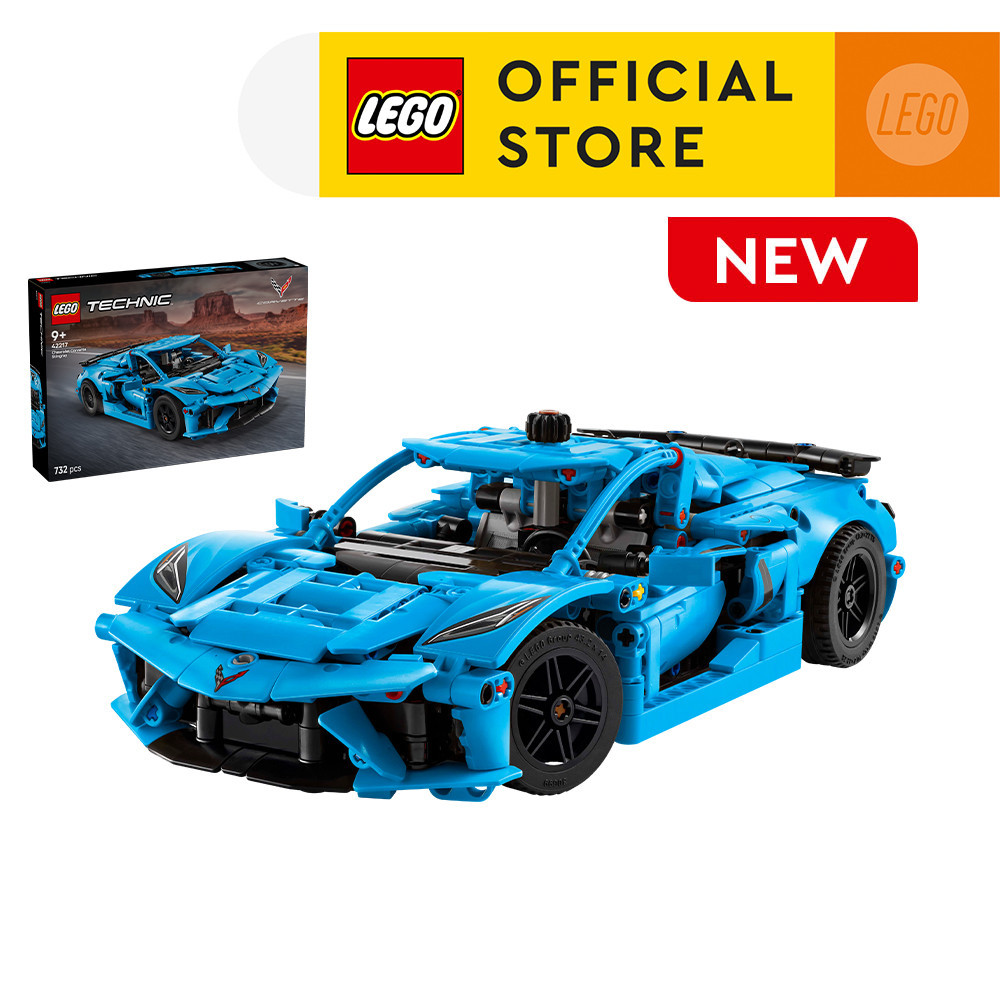 LEGO Technic 42217 Chevrolet Corvette Stingray Blue (732 Pieces ...