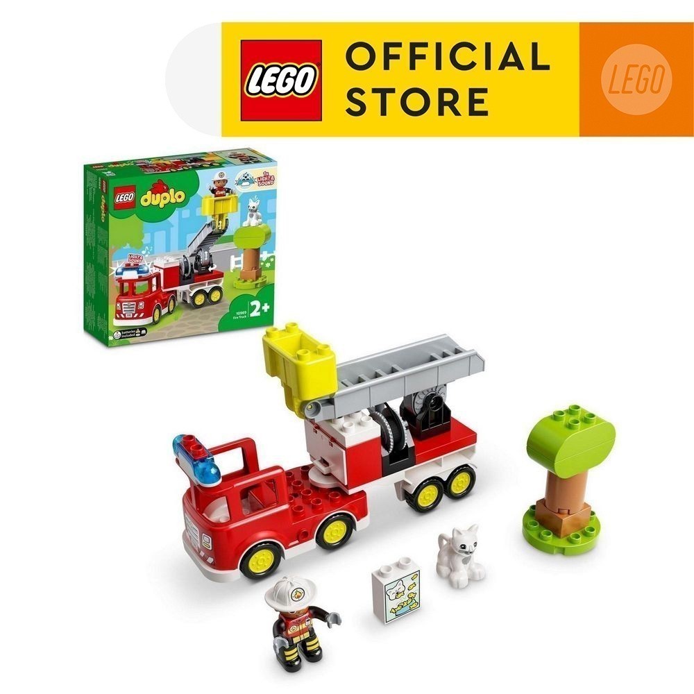 LEGO® DUPLO® 10969 Rescue Fire Truck Building Toy (21 Pieces