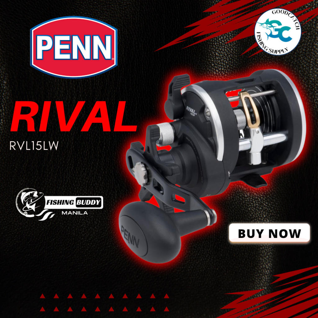 Penn Rival 15LW Level Wind Conventional Reel RIV15LW | Shopee Philippines
