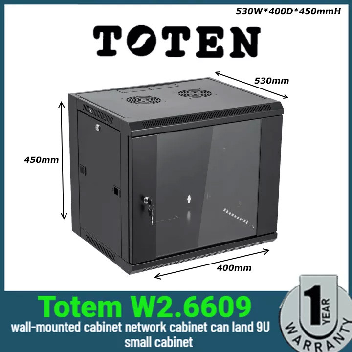 TOTEN Cabinet 9U 530mmW*400mmD*450mmH Data Server Rack | Server Data ...