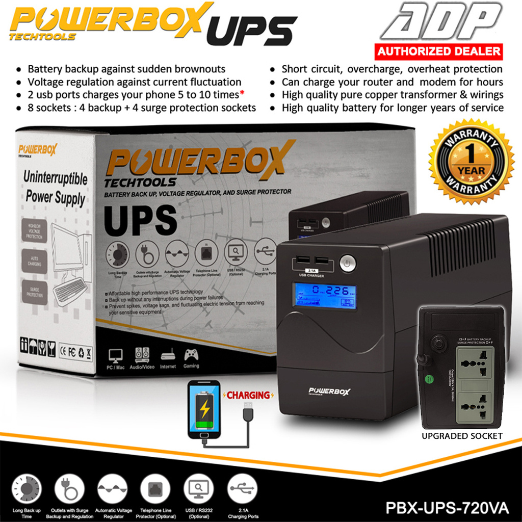 PowerBox UPS (Uninterruptible Power Supply) with Models ranging from 2 ...