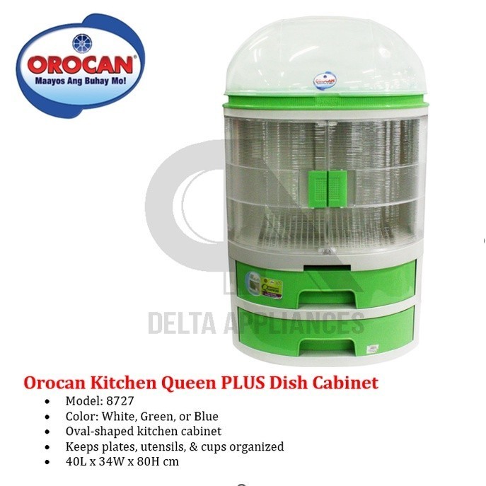 Orocan Kitchen QueenPlus Dish Cabinet Shopee Philippines