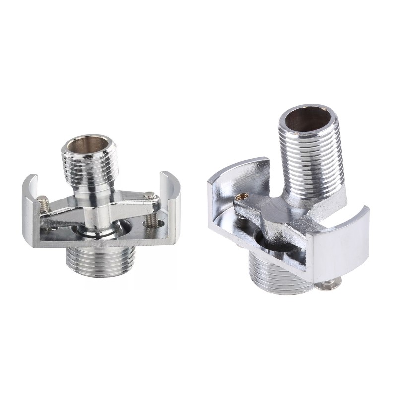 Faucet Adjustable Copper Angled Curved Foot Eccentric Screw Corner Tap ...