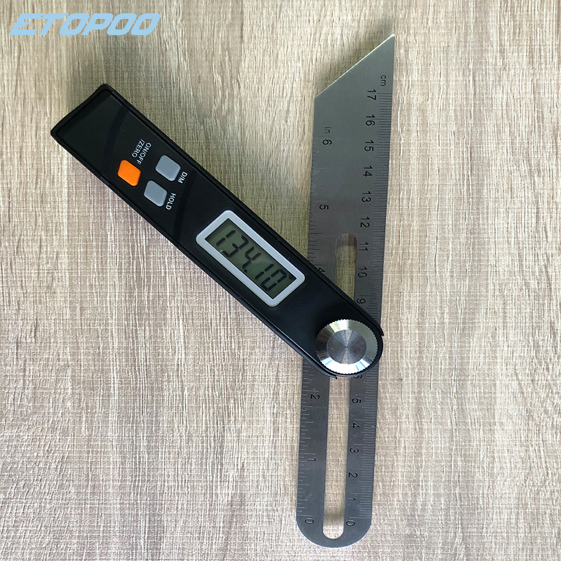 360 Degree Angle Finder Electronic Level T Bevel Gauge Digital ...
