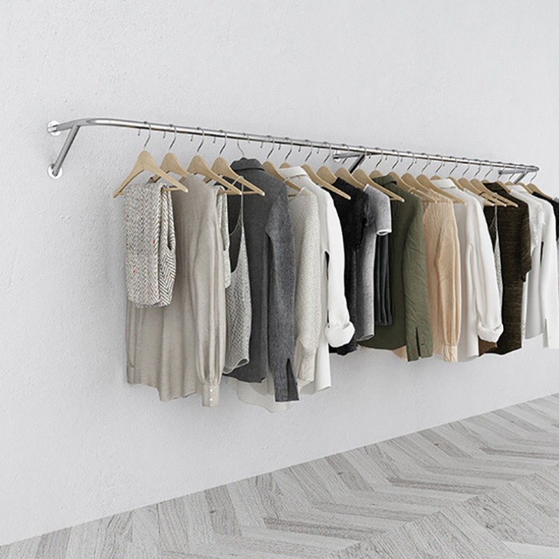 Clothing store display rack wall hanger wall hanger women's clothing ...