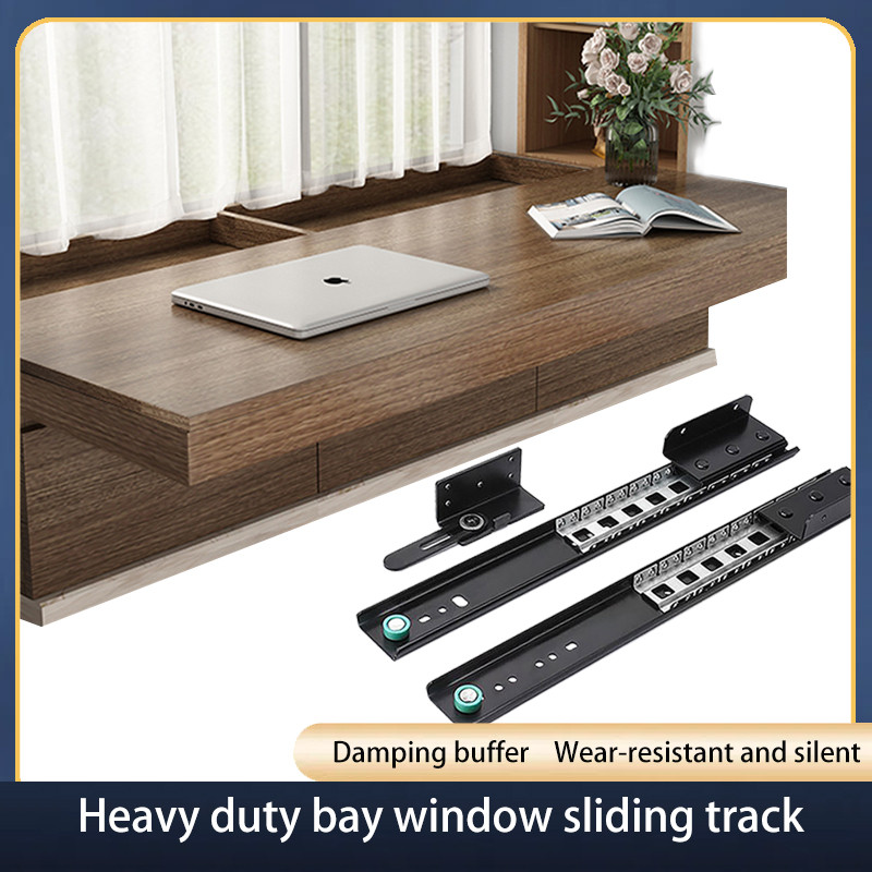 Invisible Bay Window Slide Rail Push-pull Desk Silent Heavy-duty Track ...