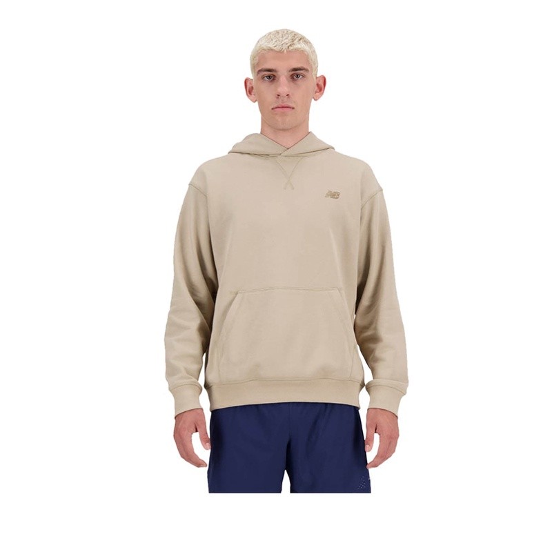 New Balance NB Athletics French Terry Men s Hoodie Beige Shopee Philippines
