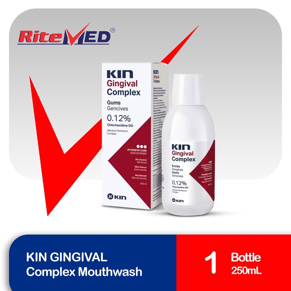 KIN GINGIVAL COMPLEX MOUTHWASH 250ML | Shopee Philippines