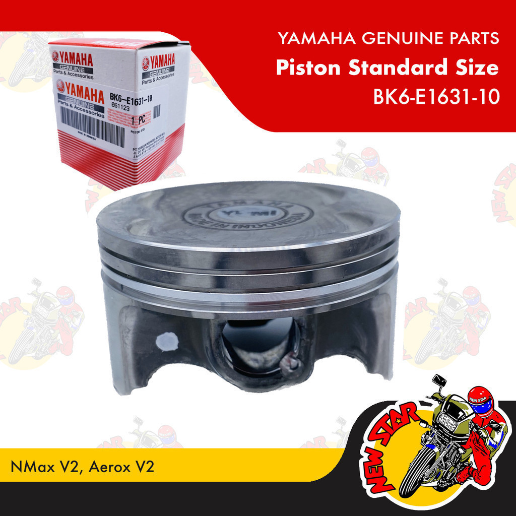 BK6-E1631-10 | Piston Standard Size | Genuine Yamaha parts | NMax v2 ...