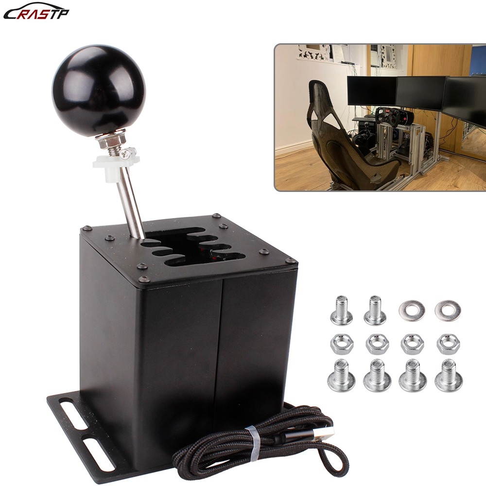 PC USB Racing Game Simulator Hand Gear Shifter Simulation Transmission ...